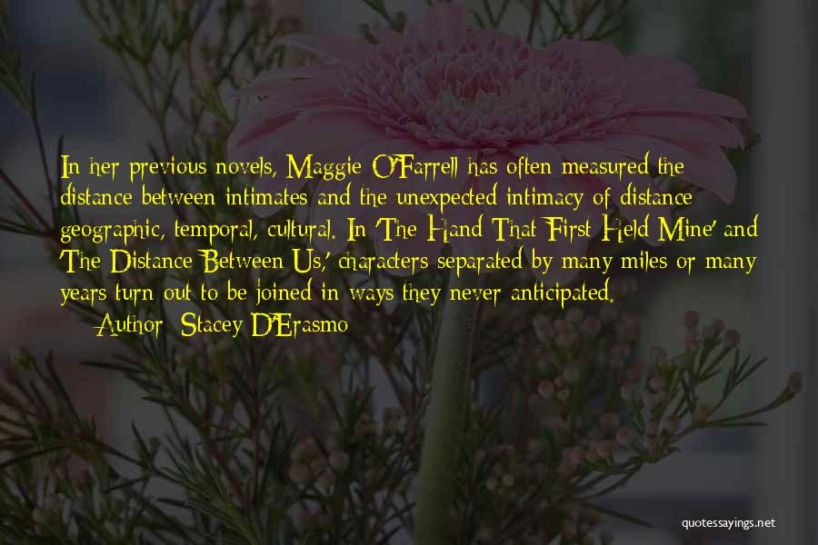 Never Separated Quotes By Stacey D'Erasmo