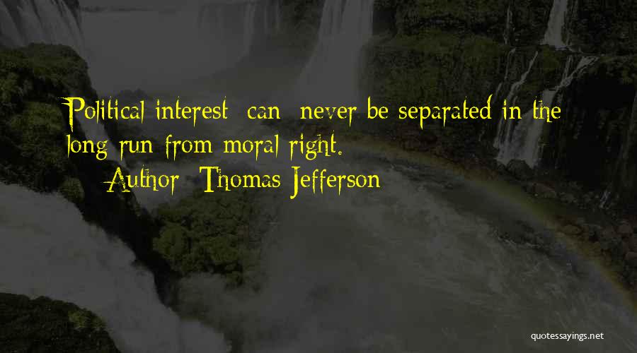 Never Separated Quotes By Thomas Jefferson