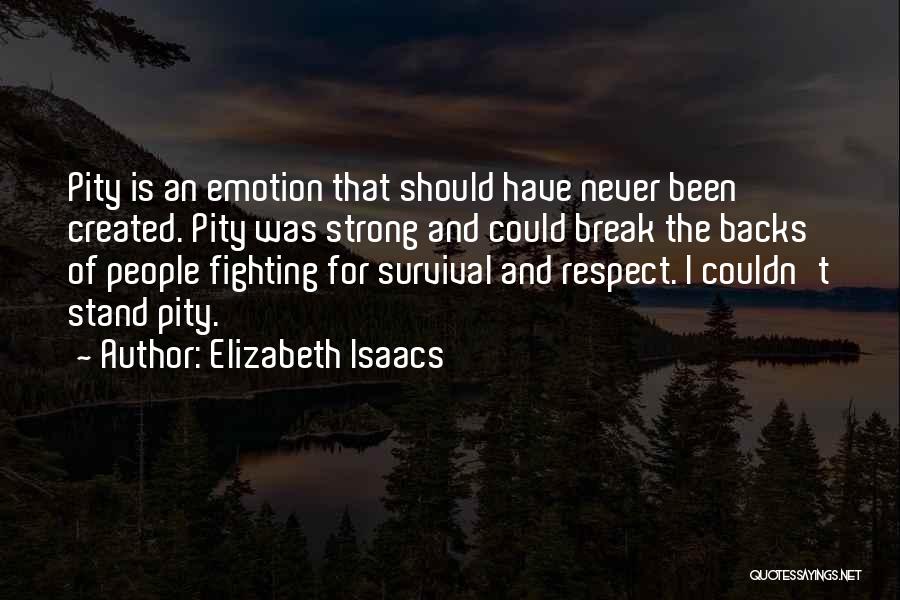 Never Should Have Quotes By Elizabeth Isaacs
