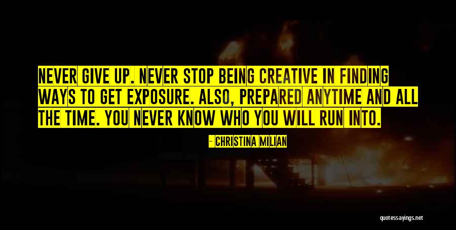 Never Stop Running Quotes By Christina Milian