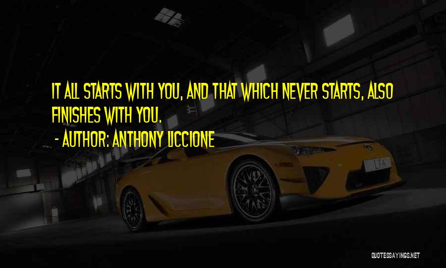 Never Surrender Quotes By Anthony Liccione