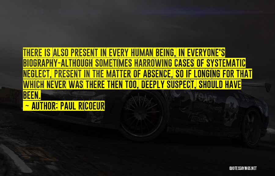 Never Suspect Quotes By Paul Ricoeur