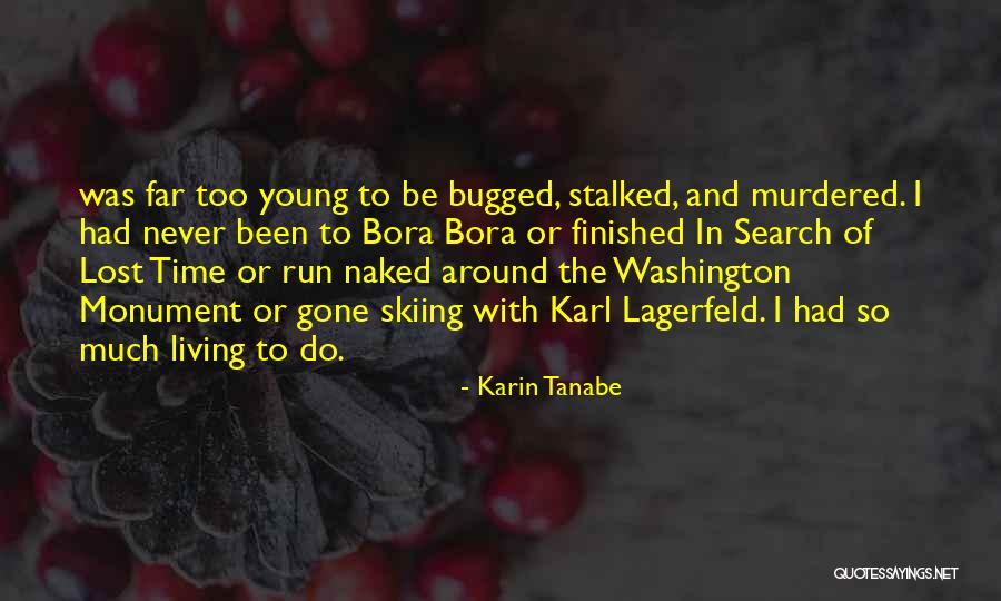 Never Too Far Quotes By Karin Tanabe