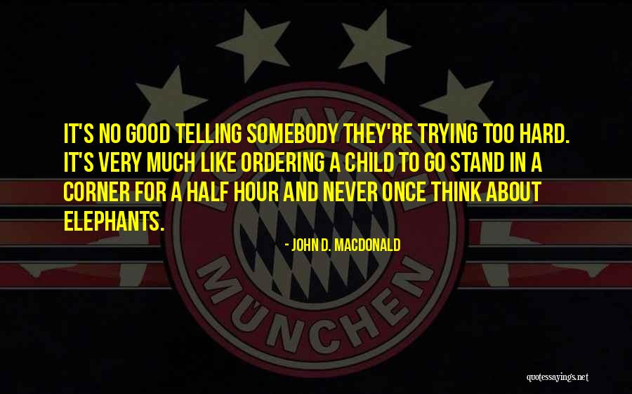 Never Too Much Quotes By John D. MacDonald Never Too Much Quotes By John D. MacDonald