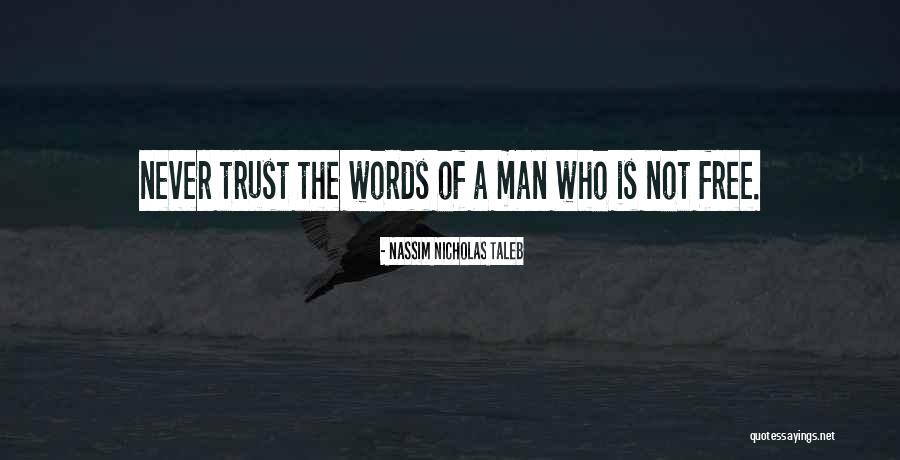 Never Trust A Man Quotes By Nassim Nicholas Taleb Never Trust A Man Quotes By Nassim Nicholas Taleb