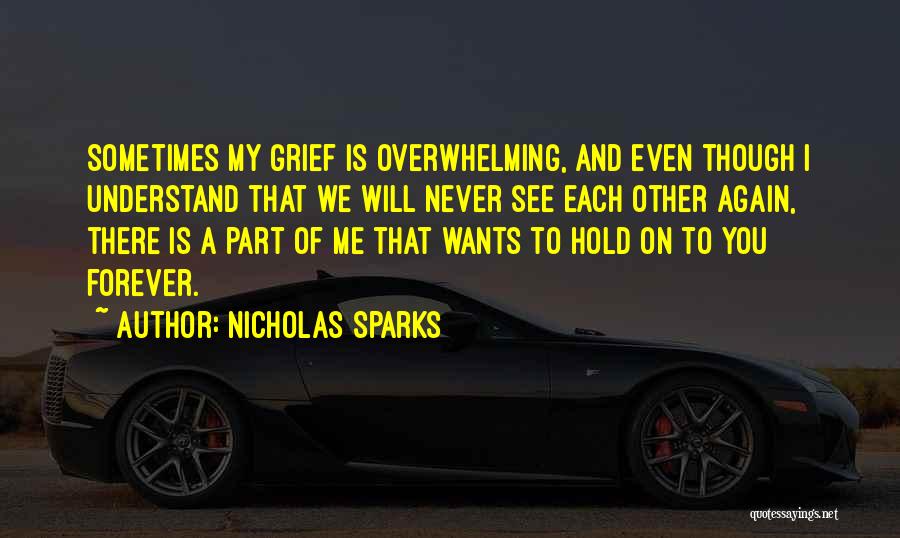 Never Understand Me Quotes By Nicholas Sparks