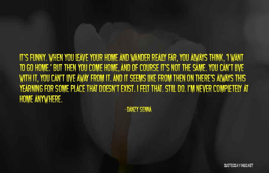 Never Want To Leave You Quotes By Danzy Senna