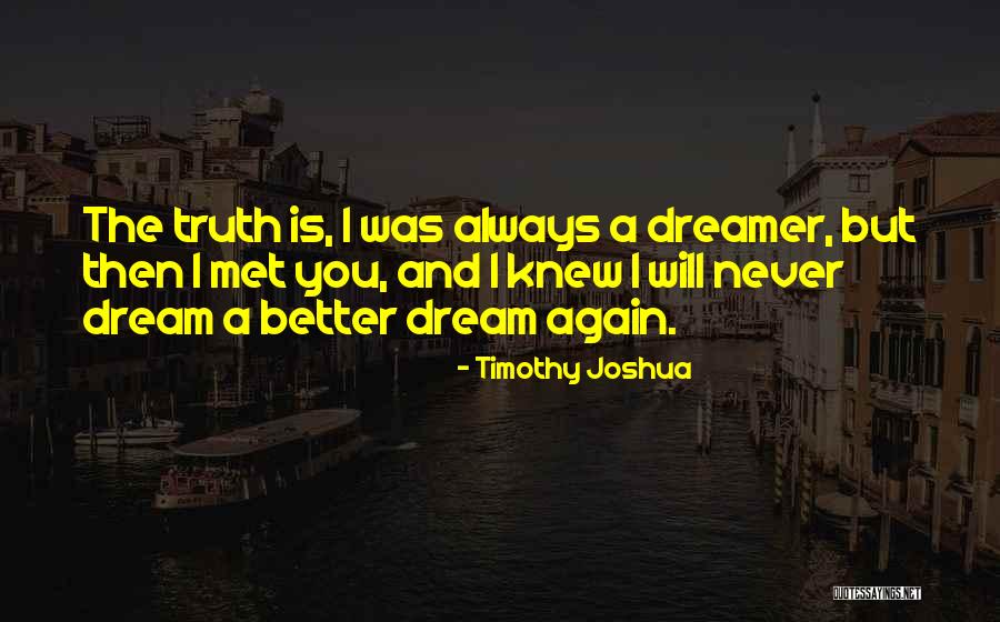 Never Was Love Quotes By Timothy Joshua