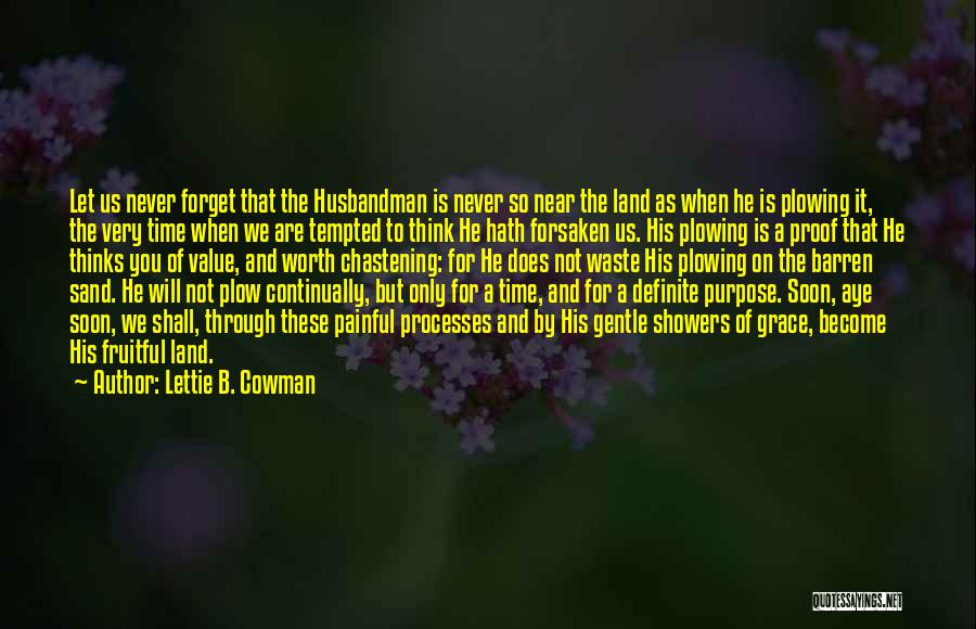 Never Waste Time Quotes By Lettie B. Cowman