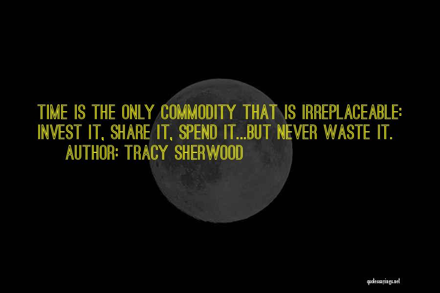 Never Waste Time Quotes By Tracy Sherwood