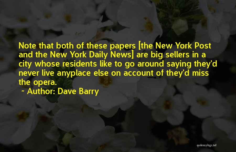 New Account Quotes By Dave Barry