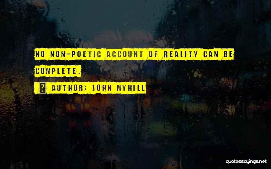 New Account Quotes By John Myhill