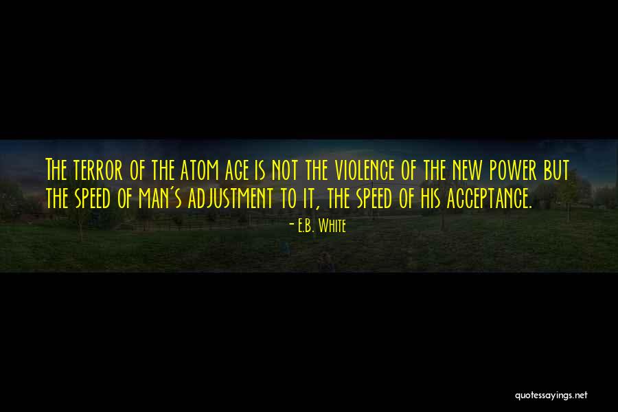 New Adjustment Quotes By E.B. White New Adjustment Quotes By E.B. White