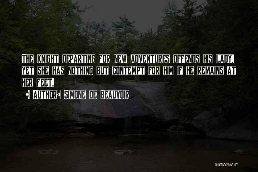 New Adventures Quotes By Simone De Beauvoir