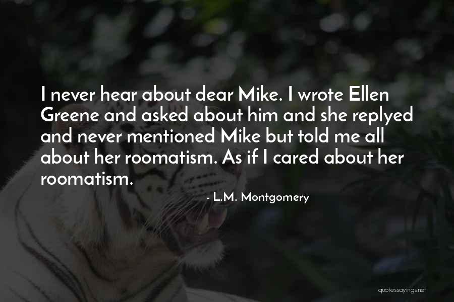 New And Funny Quotes By L.M. Montgomery