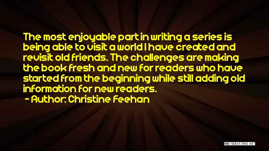 New And Old Friends Quotes By Christine Feehan
