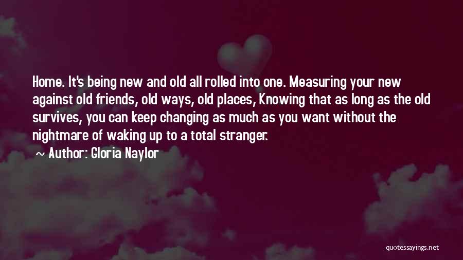 New And Old Friends Quotes By Gloria Naylor