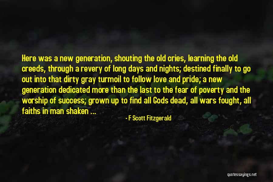 New And Old Generation Quotes By F Scott Fitzgerald