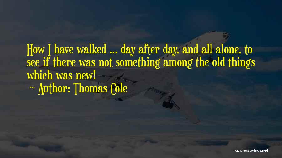 New And Old Things Quotes By Thomas Cole