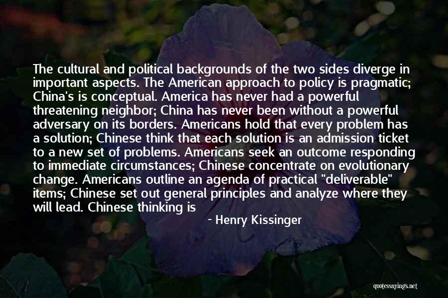 New Approach Quotes By Henry Kissinger