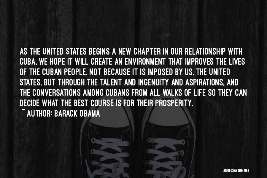 New Aspirations Quotes By Barack Obama