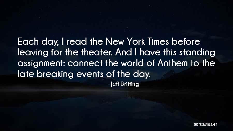 New Assignment Quotes By Jeff Britting New Assignment Quotes By Jeff Britting