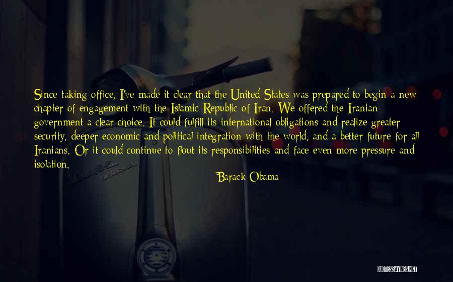 New Begin Quotes By Barack Obama