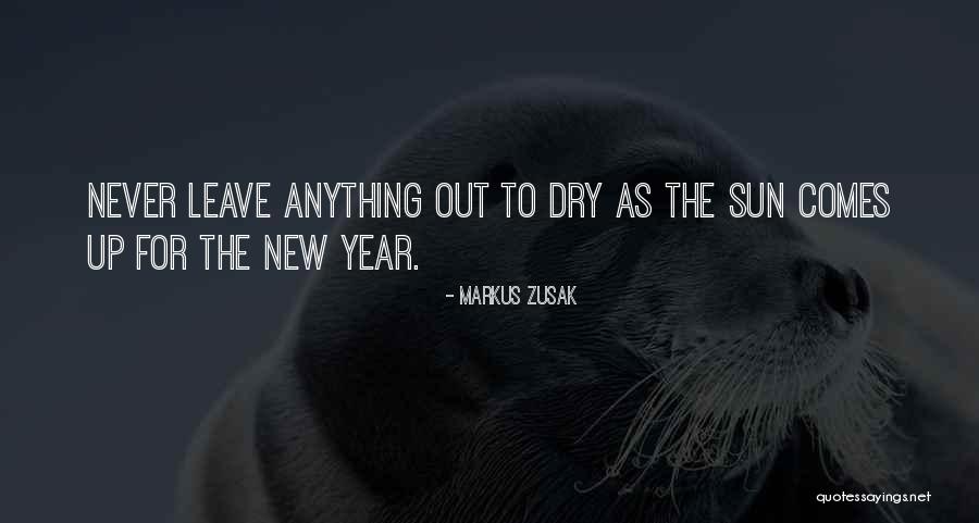 New Beginnings New Year Quotes By Markus Zusak