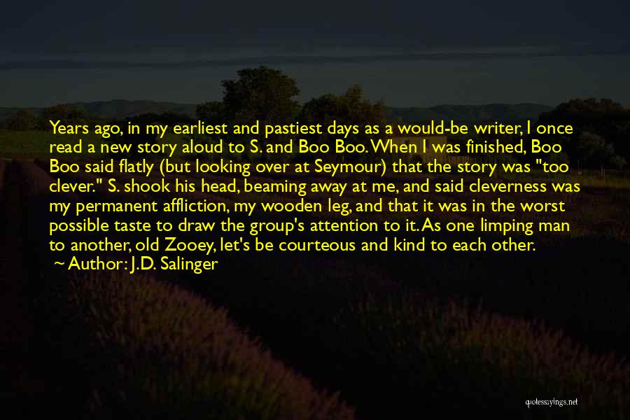 New Boo Quotes By J.D. Salinger
