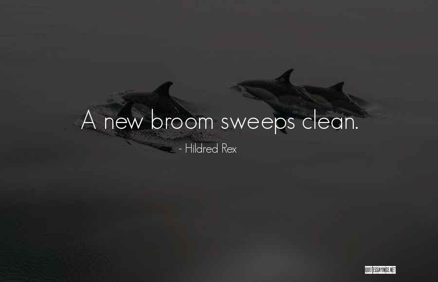 New Broom Quotes By Hildred Rex New Broom Quotes By Hildred Rex