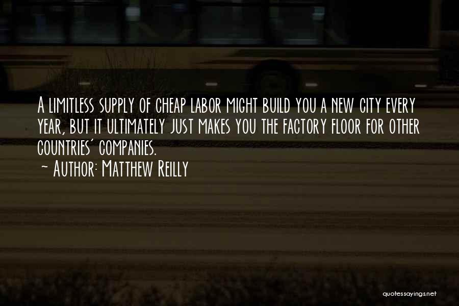 New Build Quotes By Matthew Reilly