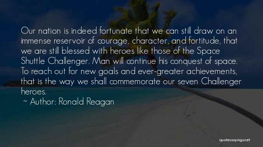 New Challenger Quotes By Ronald Reagan