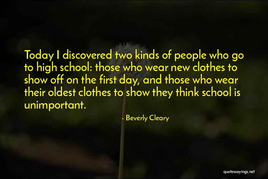 New Clothes Quotes By Beverly Cleary New Clothes Quotes By Beverly Cleary
