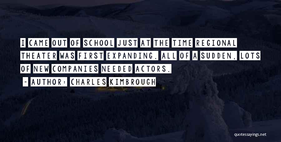 New Companies Quotes By Charles Kimbrough