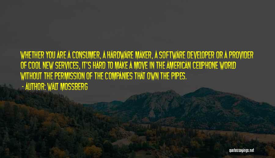 New Companies Quotes By Walt Mossberg