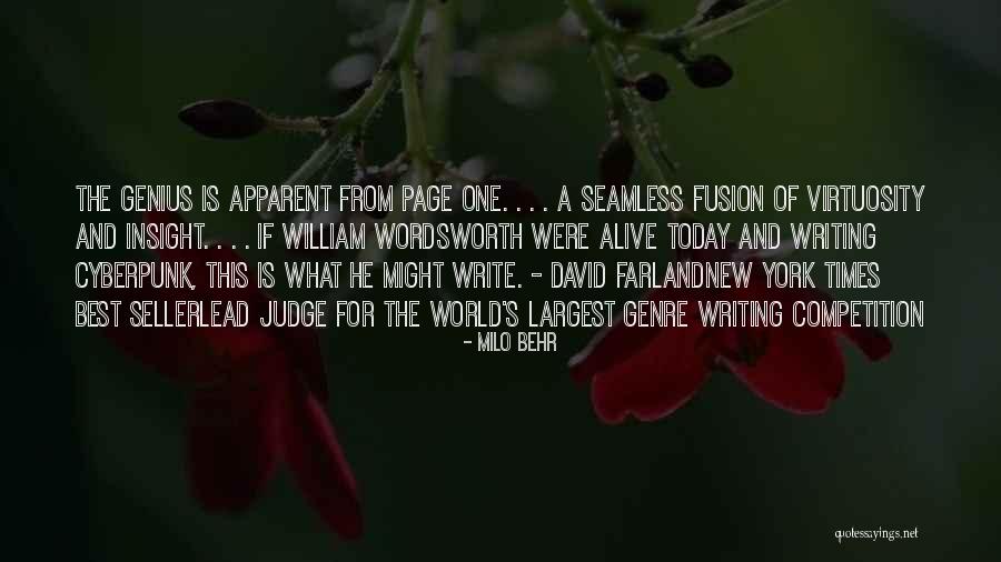 New Competition Quotes By Milo Behr New Competition Quotes By Milo Behr