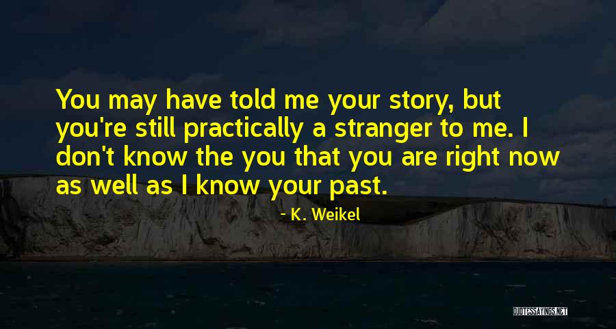 New Contacts Quotes By K. Weikel New Contacts Quotes By K. Weikel