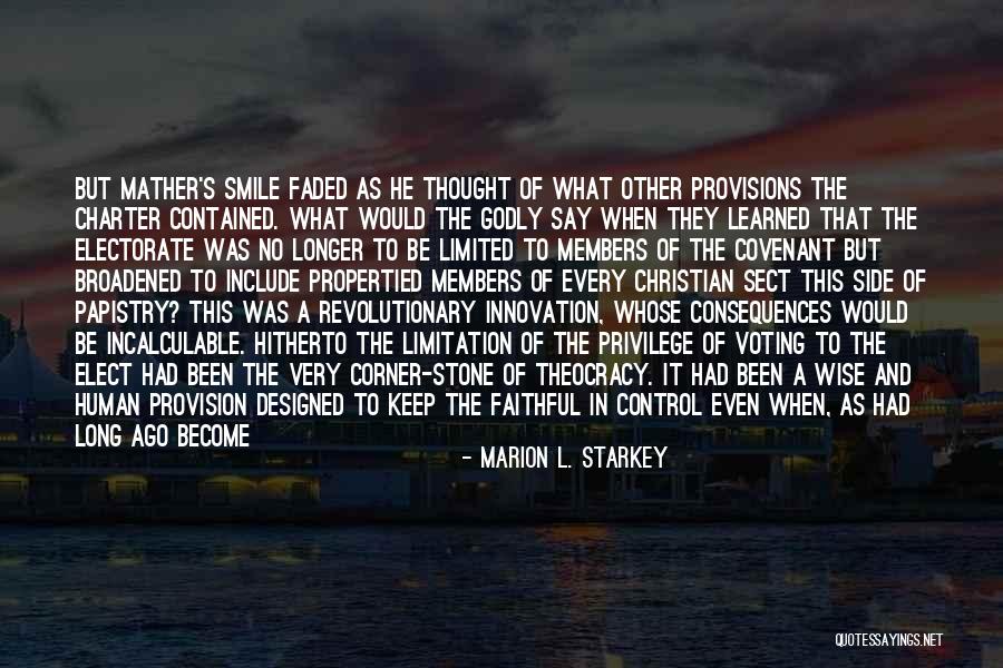 New Covenant Quotes By Marion L. Starkey New Covenant Quotes By Marion L. Starkey