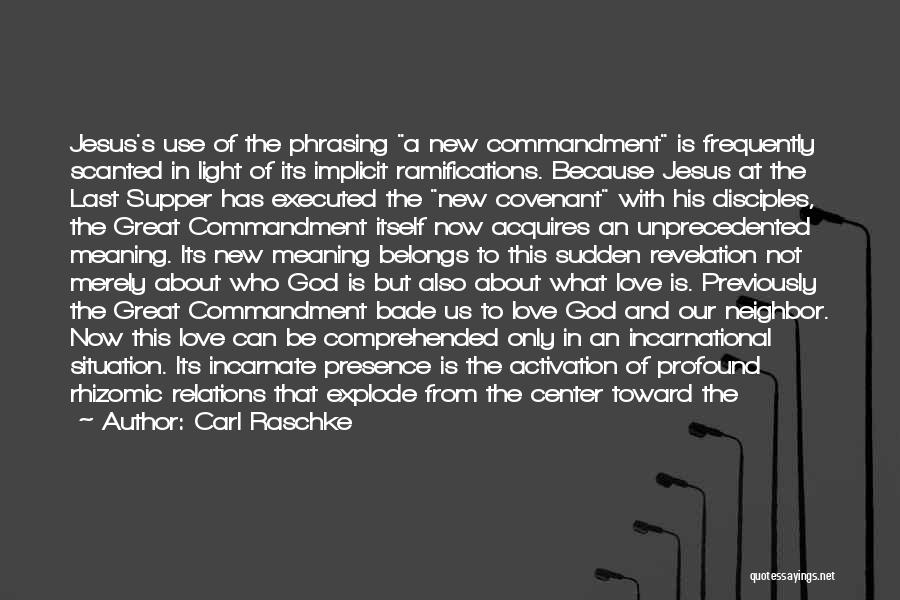 New Covenant Theology Quotes By Carl Raschke