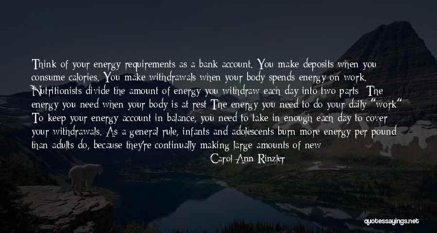 New Day New Energy Quotes By Carol Ann Rinzler New Day New Energy Quotes By Carol Ann Rinzler