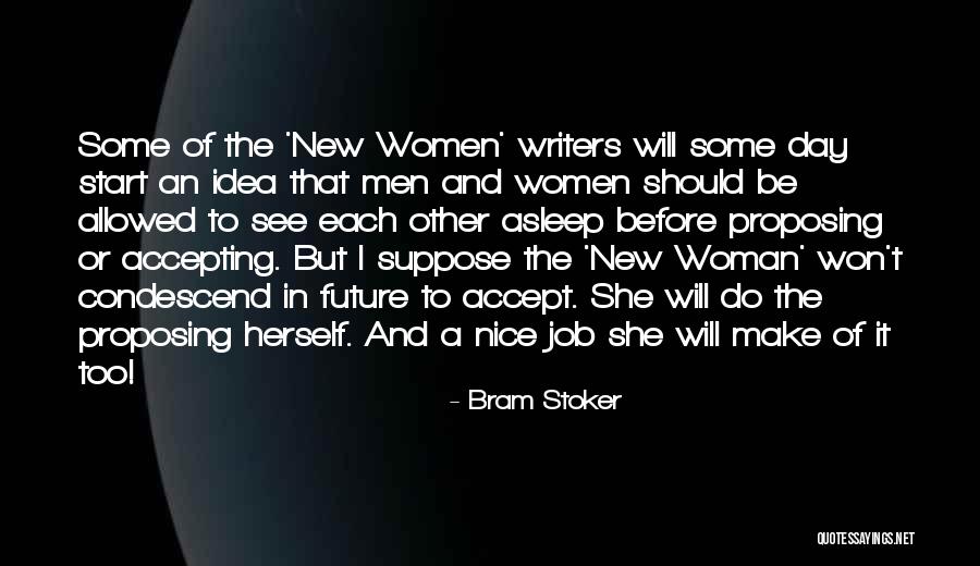 New Day New Job Quotes By Bram Stoker