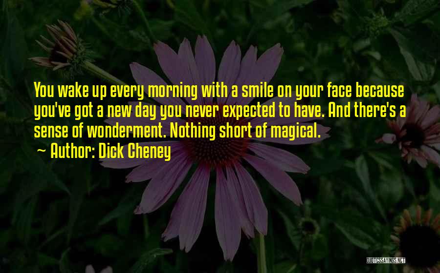 New Day Smile Quotes By Dick Cheney