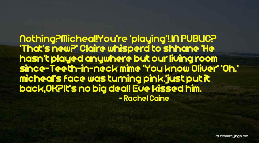 New Deal Quotes By Rachel Caine New Deal Quotes By Rachel Caine