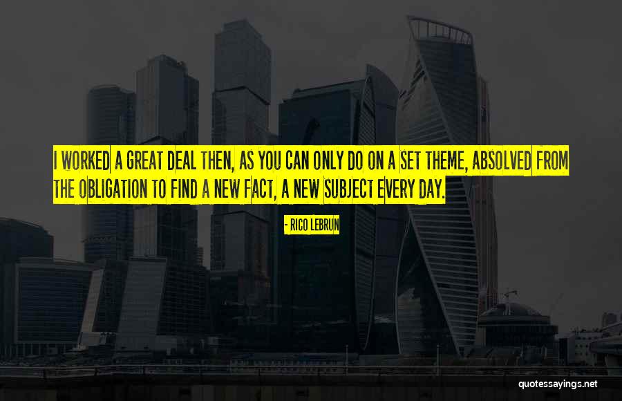 New Deal Quotes By Rico Lebrun New Deal Quotes By Rico Lebrun