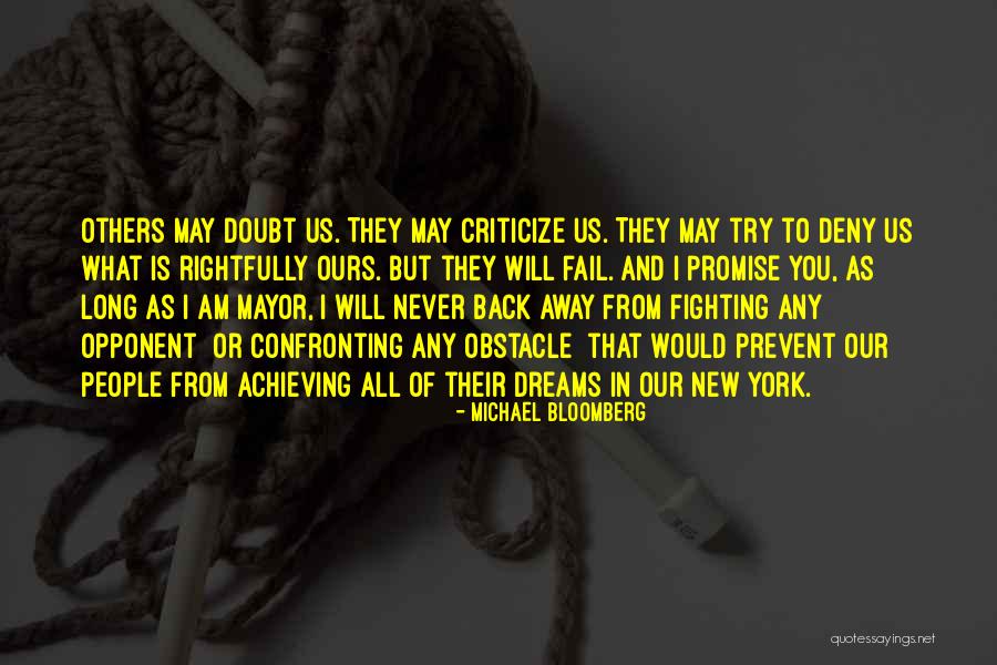 New Dream Quotes By Michael Bloomberg New Dream Quotes By Michael Bloomberg