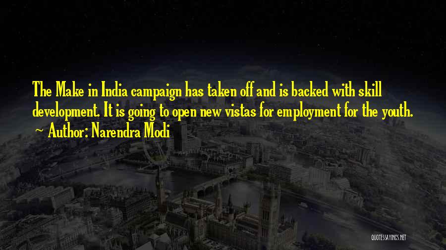 New Employment Quotes By Narendra Modi