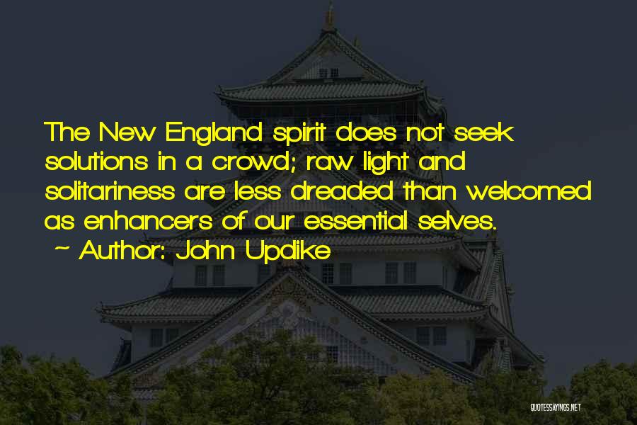 New England Quotes By John Updike