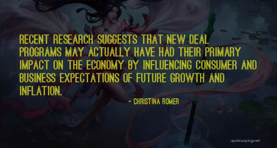 New Expectations Quotes By Christina Romer New Expectations Quotes By Christina Romer