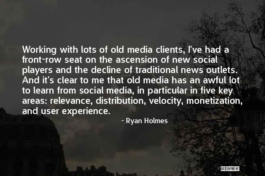 New Experience Quotes By Ryan Holmes New Experience Quotes By Ryan Holmes