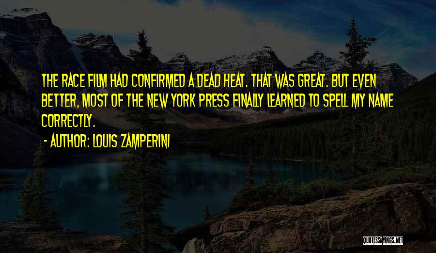 New Film Quotes By Louis Zamperini